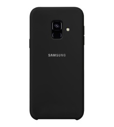 Силиконовый чехол Original Case Samsung Galaxy A6 (2018) A600 (Чёрный)