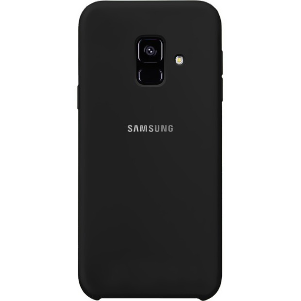 Силиконовый чехол Original Case Samsung Galaxy A6 (2018) A600 (Чёрный)
