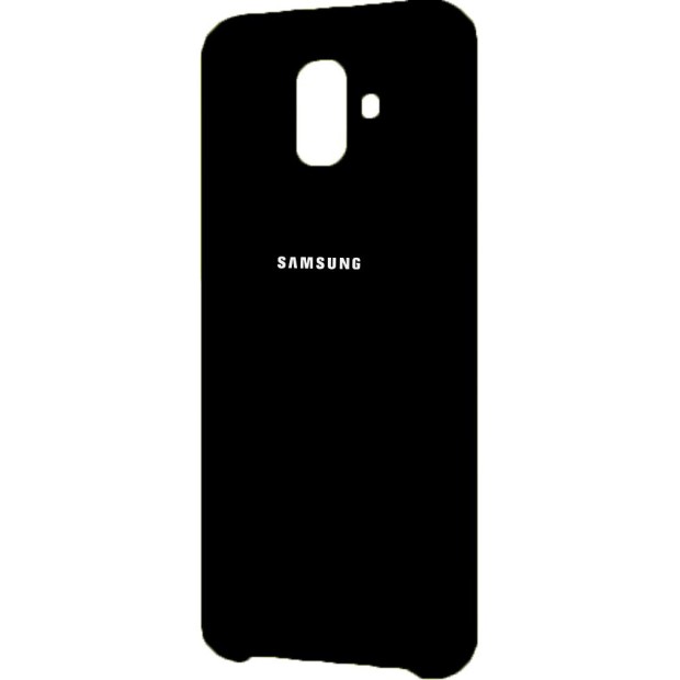 Силиконовый чехол Original Case Samsung Galaxy A6 (2018) A600 (Чёрный)