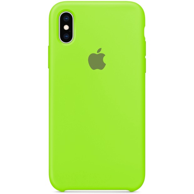 Силиконовый чехол Original Case Apple iPhone X / XS (27) Grass Green