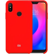 Силиконовый чехол Original Case Xiaomi Redmi 6 Pro / Mi A2 Lite (Красный)