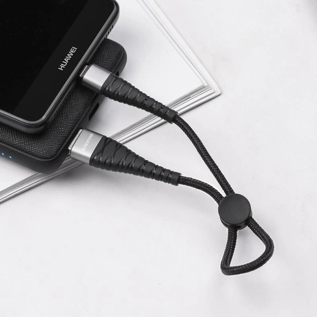 USB-кабель Borofone Munificent BX32 (0.25m) (Type-C) (Чёрный)