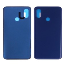 Заднее стекло корпуса для Xiaomi Mi 8 тёмно-синее