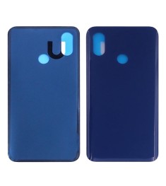 Заднее стекло корпуса для Xiaomi Mi 8 тёмно-синее