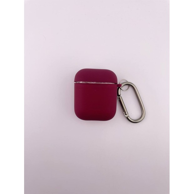 Чехол для наушников Full Silicone Case with Microfiber Apple AirPods (58) Grape