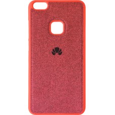 Силикон Textile Huawei P10 Lite (Красный)