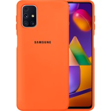 Силикон Original Case Samsung Galaxy M31S (2020) (Оранжевый)