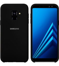 Силиконовый чехол Original Case Samsung Galaxy A8 (2018) A530 (Чёрный)