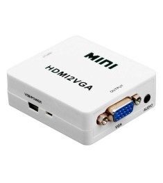 Адаптер-конвертер кабель HDMI на VGA (переходник) Converter эмулятор монитора