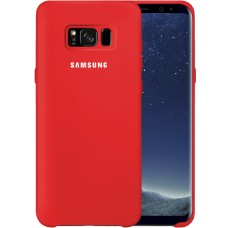 Силикон Original Case Logo Samsung Galaxy S8 Plus (Красный)