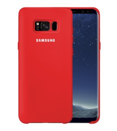 Силикон Original Case Logo Samsung Galaxy S8 Plus (Красный)