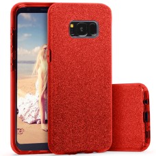 Силикон Glitter Samsung Galaxy S8 (G950) (Красный)