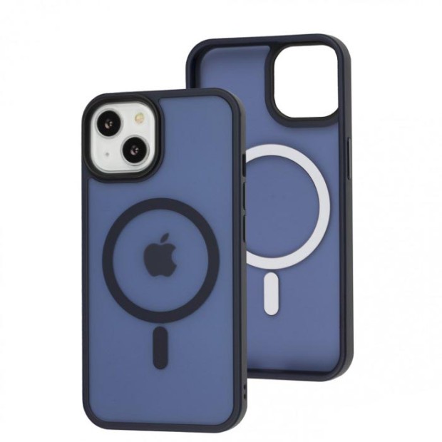 Чехол WAVE Matte Insane Case with MagSafe iPhone 14 (Midnight Blue)