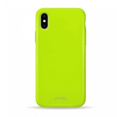 Силиконовый чехол Pump Acid Apple iPhone X / XS (зелёный)
