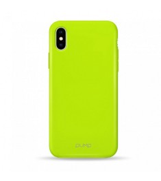 Силиконовый чехол Pump Acid Apple iPhone X / XS (зелёный)