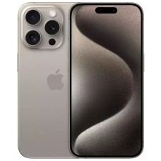 Мобильный телефон Apple iPhone 15 Pro 128Gb (Natural Titanium) (Grade A) 100% Б/У O