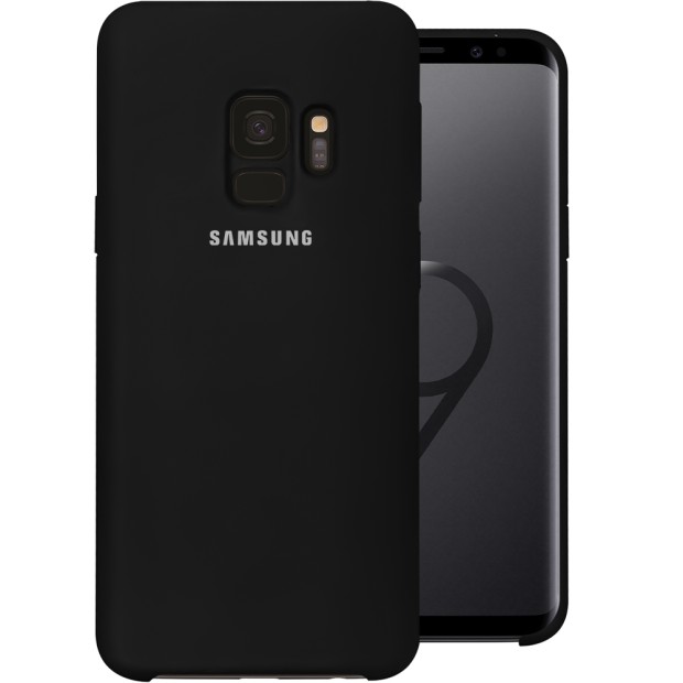 Силиконовый чехол Original Case (HQ) Samsung Galaxy S9 (Чёрный)