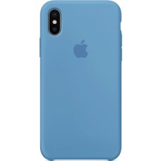Чехол Silicone Case Apple iPhone X / XS (Demin Blue)