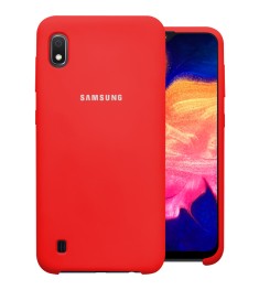 Силикон Original 360 Case Logo Samsung Galaxy A10 / M10 (2019) (Красный)