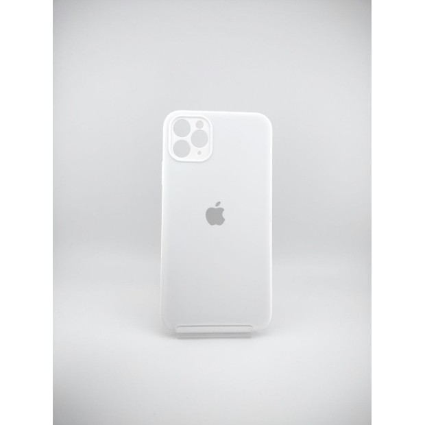 Силикон Original Square RoundCam Case Apple iPhone 11 Pro Max (06) White
