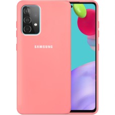 Силикон Original 360 Case Logo Samsung Galaxy A52 (2021) (Розовый)