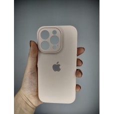 Силикон Original Round Case Apple iPhone 14 Pro (08) Pink Sand