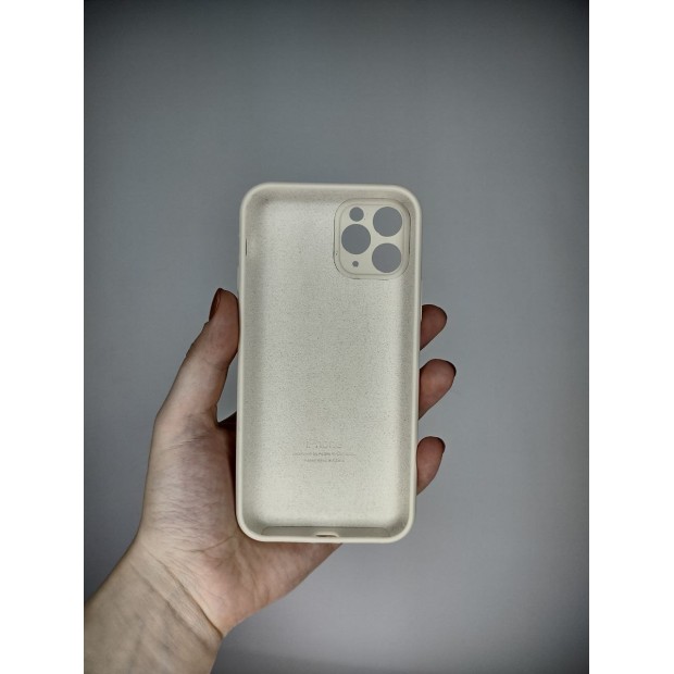 Силикон Original RoundCam Case Apple iPhone 11 Pro (17) Antique White