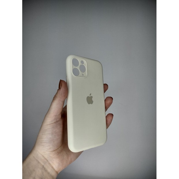 Силикон Original RoundCam Case Apple iPhone 11 Pro (17) Antique White