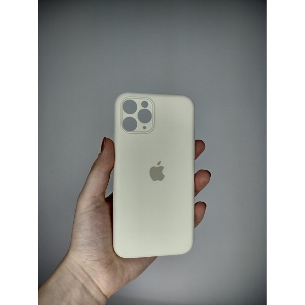 Силикон Original RoundCam Case Apple iPhone 11 Pro (17) Antique White