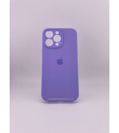 Силикон Original RoundCam Case Apple iPhone 15 Pro Max (43) Glycine
