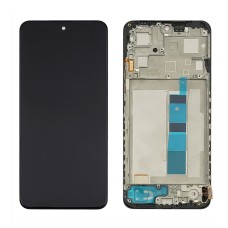 Дисплей для Xiaomi Redmi Note 12 (4G) с чёрным тачскрином и корпусной рамкой OLED