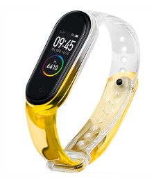 Ремешок Neon Clear Design Xiaomi Mi Band 3 / Band 4 (Жёлтый)