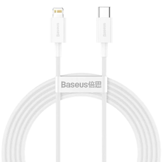 USB-кабель Baseus PD CATLYS-A  20W (Type-C to Lightning) (White)