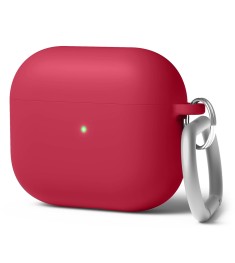 Чехол для наушников Full Silicone Case Apple AirPods 3 (04) Rose Red