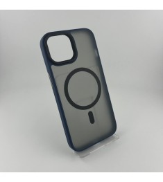 Накладка Blueo Skin Friendly Frosted Anti-Drop Apple iPhone 15 (Dark Blue)