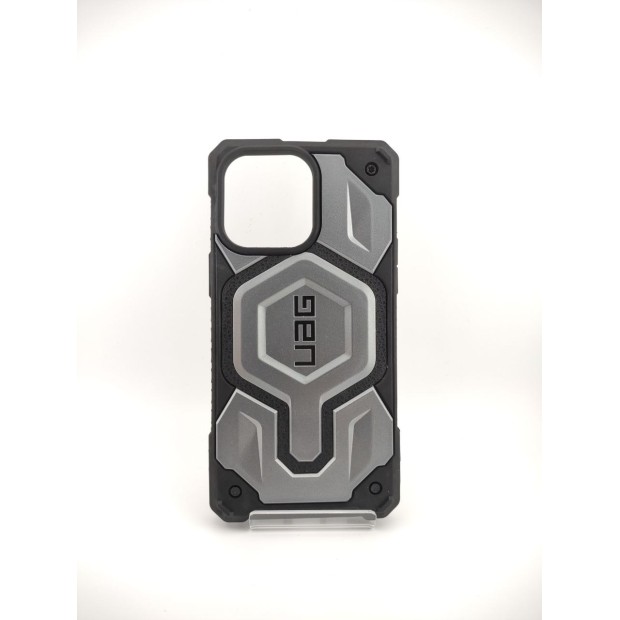 Чехол Armor UAG Monarch Pro Leather with MagSafe Apple iPhone 14 Pro Max (Серый)