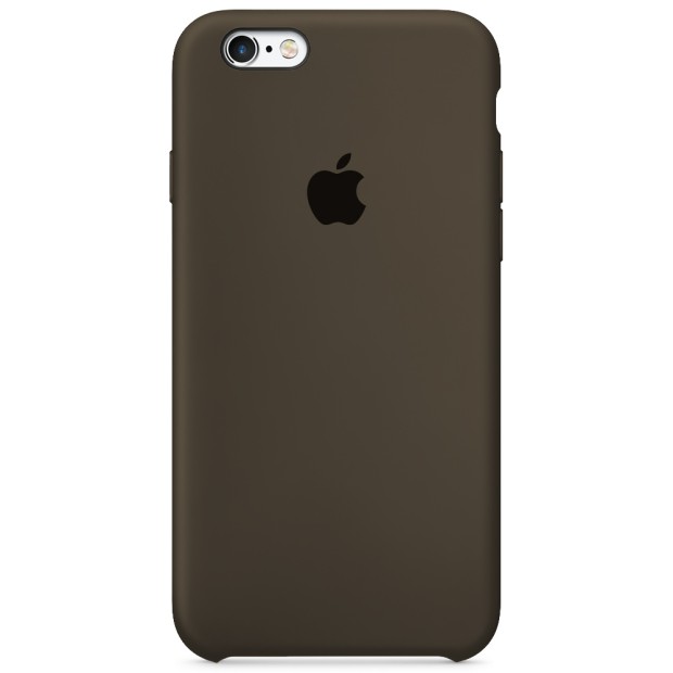 Силиконовый чехол Original Case Apple iPhone 6 / 6s (03) Dark Olive