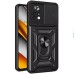 Бронь-чехол Ring Serge Armor ShutCam Case Xiaomi Poco M4 Pro 4G (Чёрный)