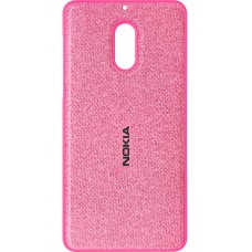 Силикон Textile Nokia 6 (Розовый)