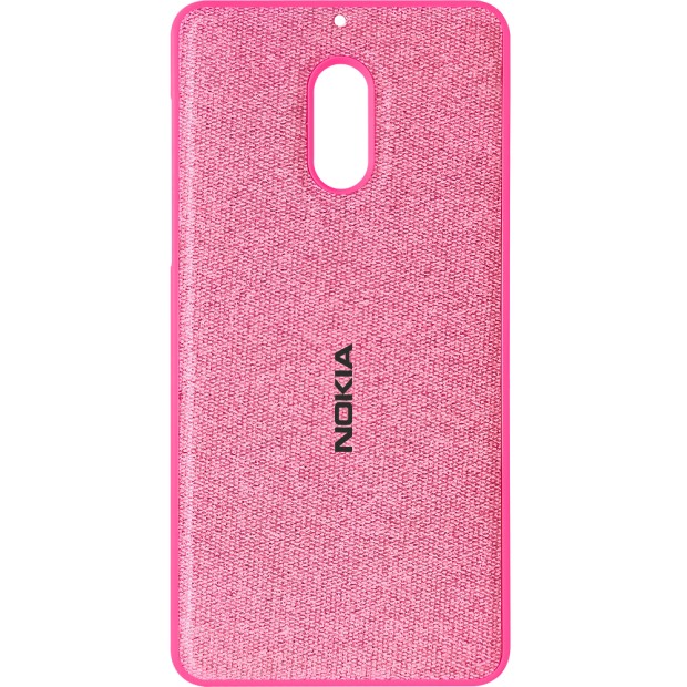 Силікон Textile Nokia 6 (Рожевий)