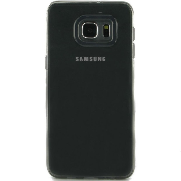 Силиконовый чехол QU Case Samsung S6 Edge (Серый)