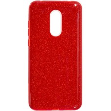 Силиконовый чехол Glitter Xiaomi Redmi 5 (красный)