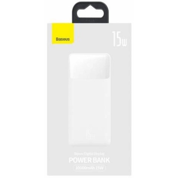 PowerBank Baseus Airpow Lite 10000mAh 15W (White) (P10067500213-00)