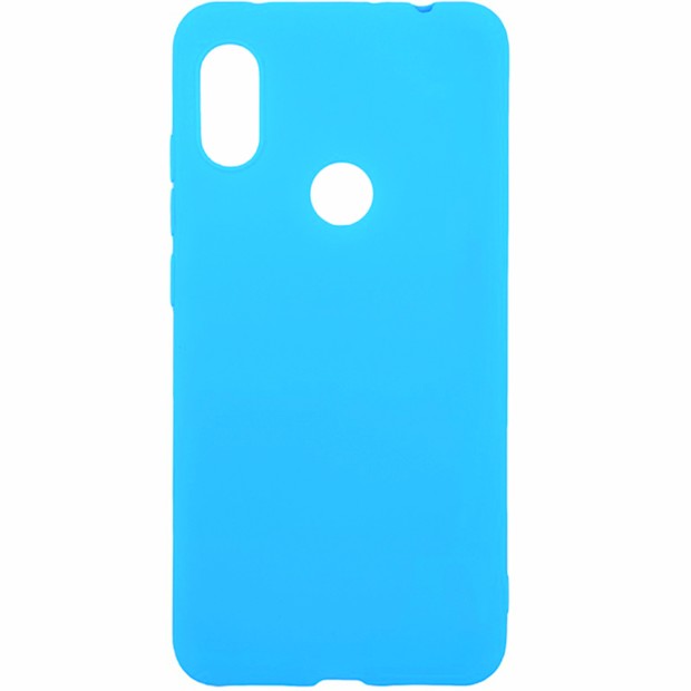 Силиконовый чехол iNavi Color Xiaomi Redmi Note 6 / Note 6 Pro (голубой)