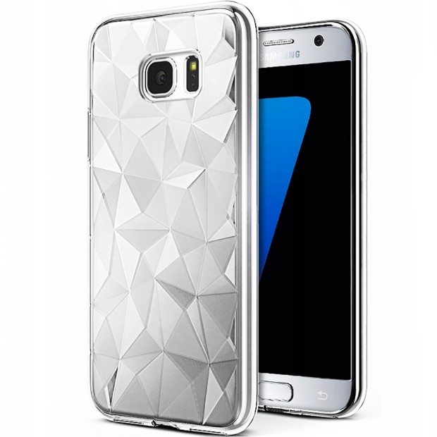 Силиконовый чехол Prism Case Samsung Galaxy S7 (Прозрачный)