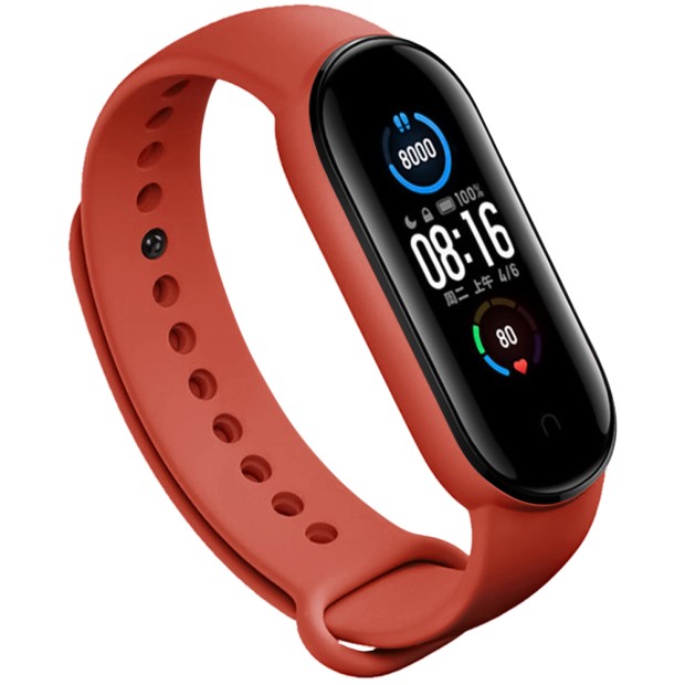 Ремешок Original Design Xiaomi Mi Band 5 (Кирпичный)