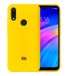 Силикон Original 360 Case Logo Xiaomi Redmi 7 (Жёлтый)