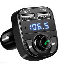 FM - модулятор A2 Player (Bluetooth, MicroSD, USB, Aux) Black