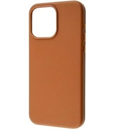 Чехол WAVE Premium Leather Edition Case with MagSafe iPhone 15 Pro Max (Orange)