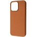 Чехол WAVE Premium Leather Edition Case with MagSafe iPhone 15 Pro Max (Orange)